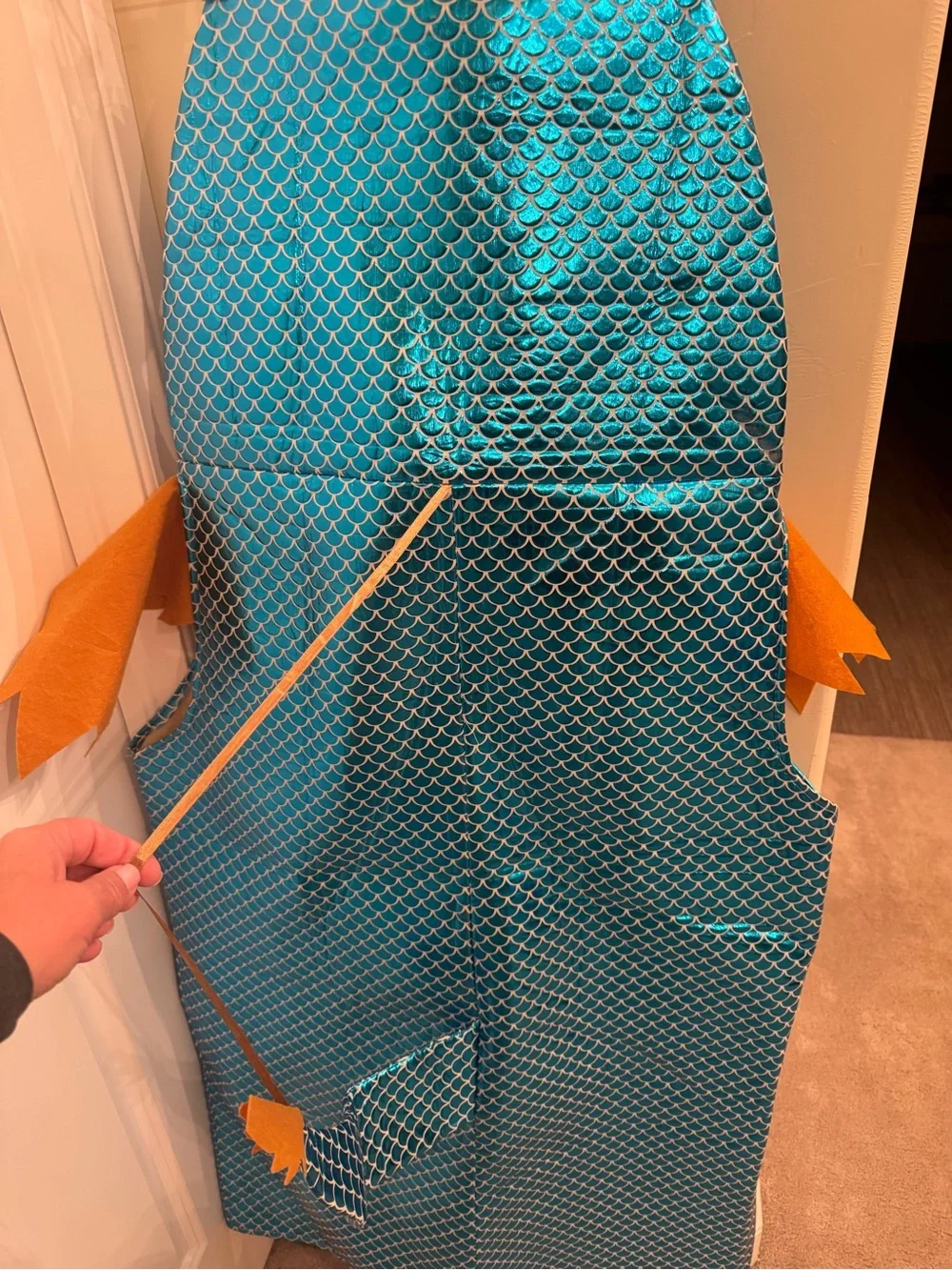 🌊 Fish Costume #3 – Funny Blue Fish Costume Adult